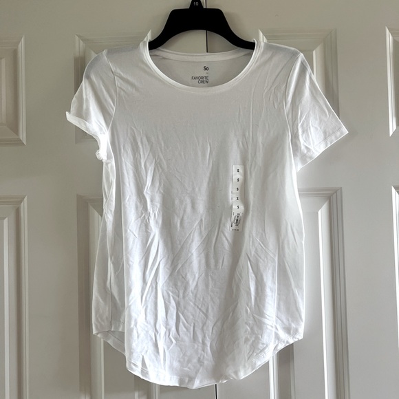 Kohl's Tops - Kohl’s So Women’s Favorite Crew White T-shirt Size Small